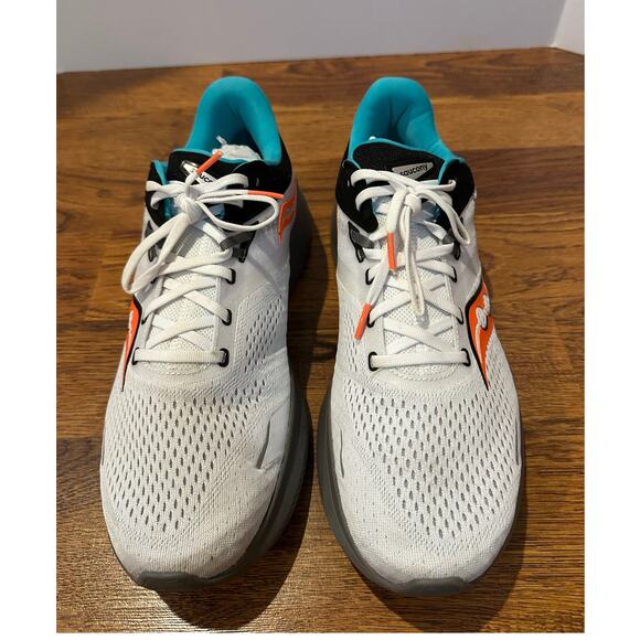 Saucony Men's Ride 16 Running Shoes White Size 13 Everyday Active - Picture 3 of 9